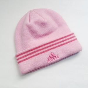 Pink Adidas Beanie Hat